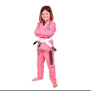 Tatami Fightwear MEERKATSU kids GI jiujitsu MMA- PINK